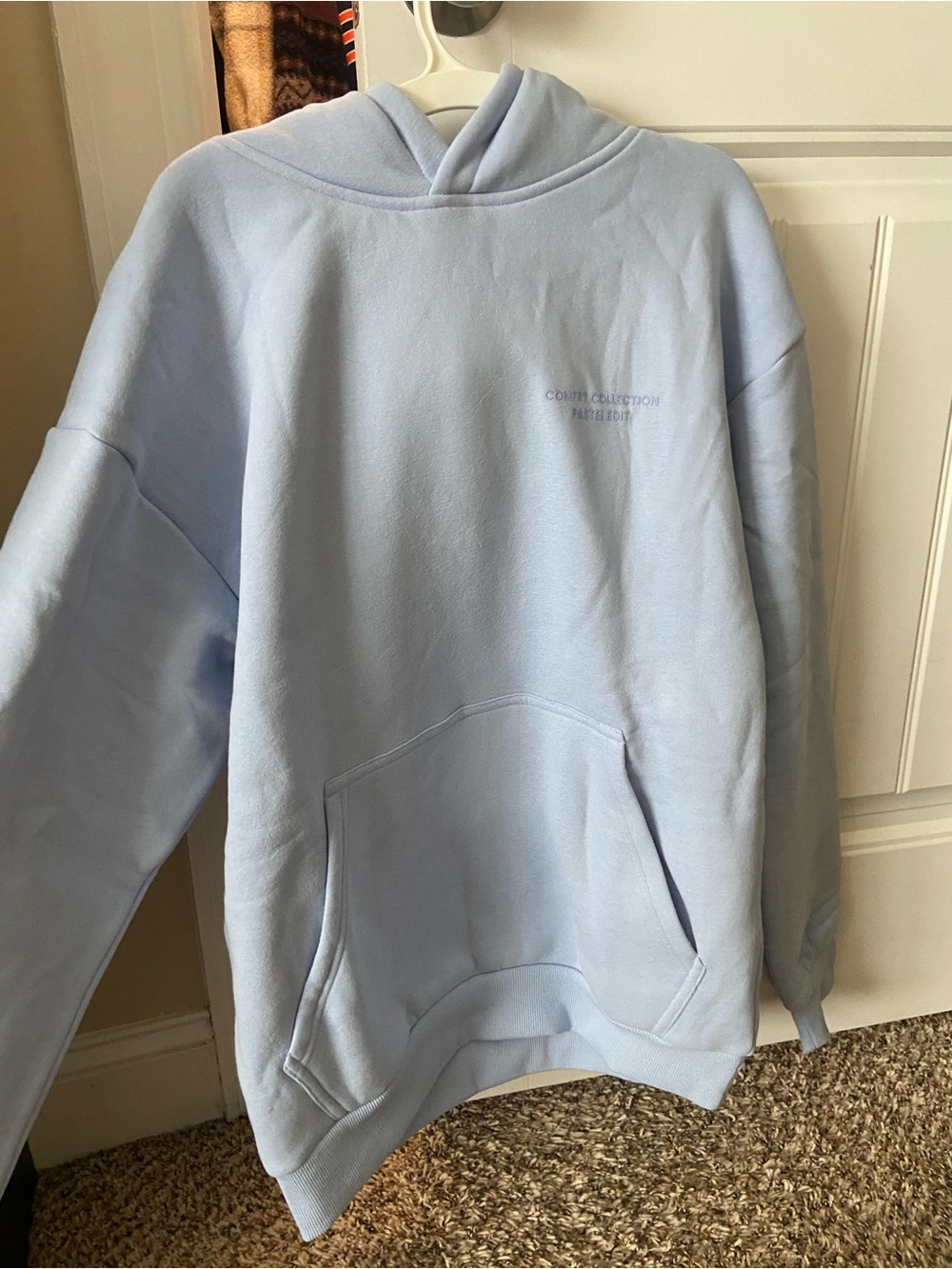 BRAND NEW Comfrt Pastel Hoodie - Limited Edition Color Periwinkle - Picture 3 of 8